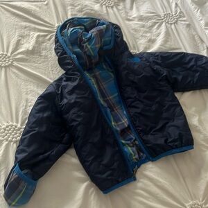 North face toddler reversible winter coat 12 months